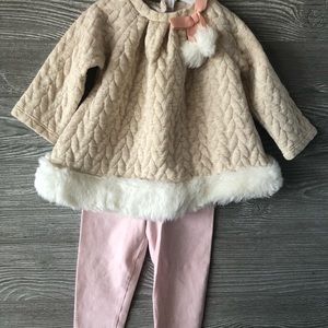 Winter shirt and pants set.